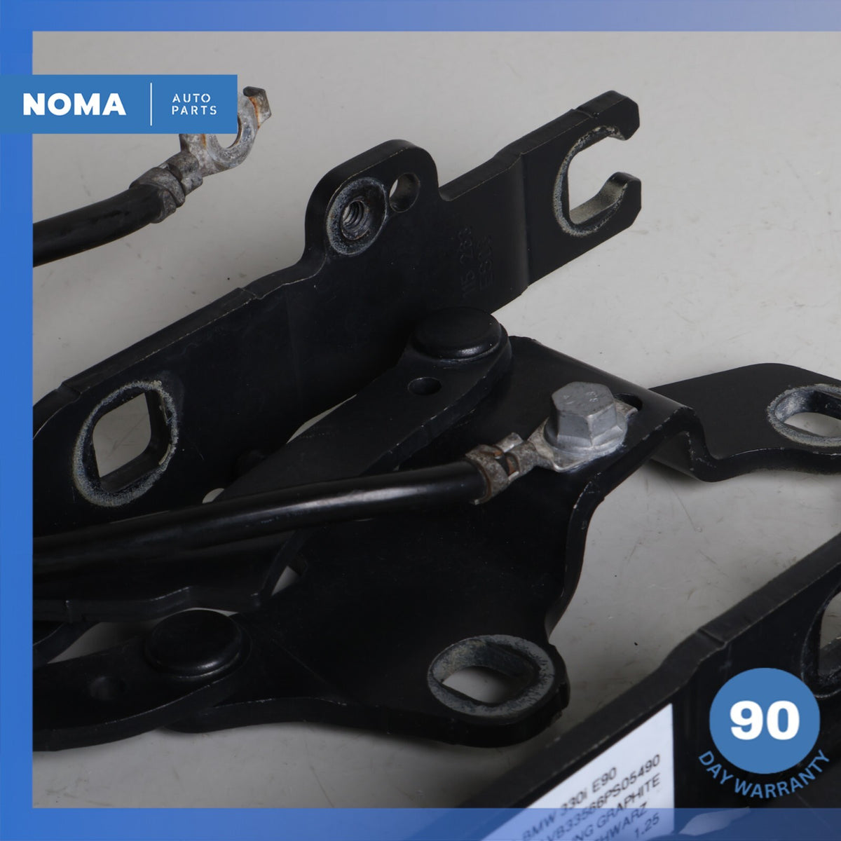 06-13 BMW E90 330i 328i Left & Right Side Hood Bonnet Hinge Set of 2 OEM - photo 5