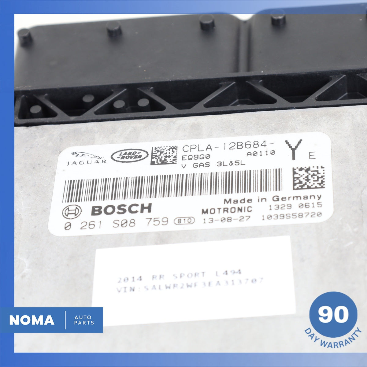 11-21 LR Range Rover Sport L494 ECM ECU Engine Control Module Computer OEM - photo 8