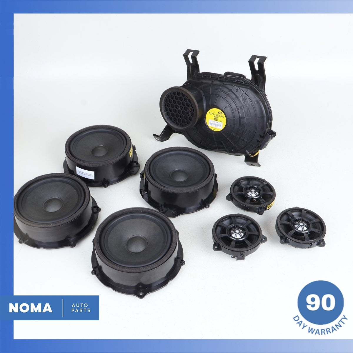 17-21 Jaguar X760 XE Front & Rear Premium Audio 1200W Speaker Set OEM 61k - photo 3