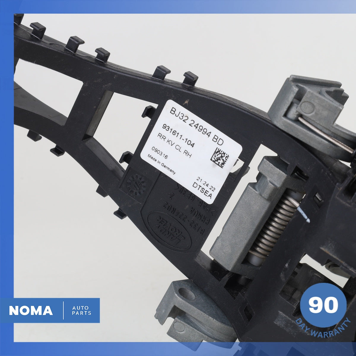 12-19 Range Rover Evoque L538 Rear Right Side Door Latch Lock w/ Bracket OEM - photo 4