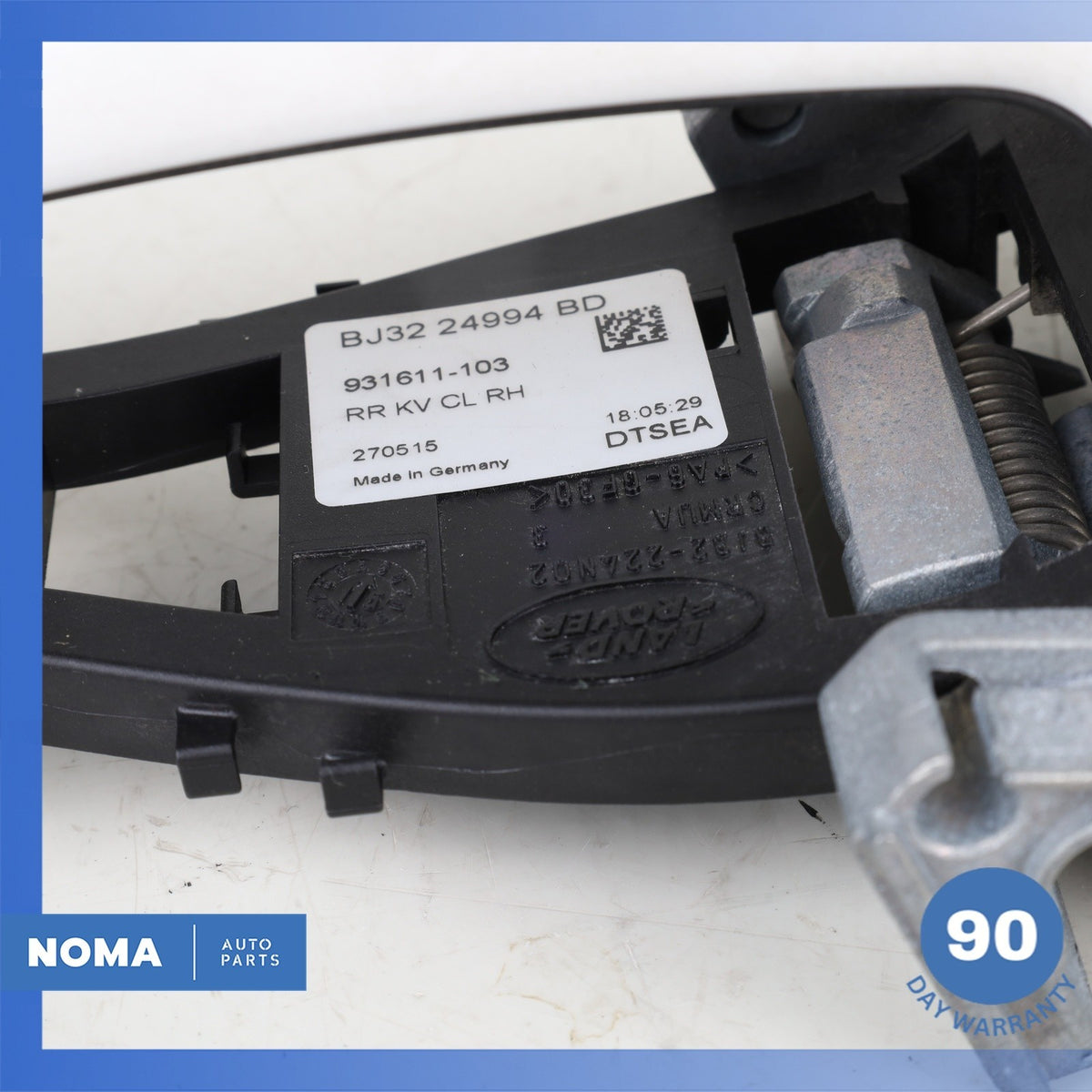 12-15 LR Range Rover Evoque L538 Rear Right Door Lock w/ Handle Keyless Go OEM - photo 9