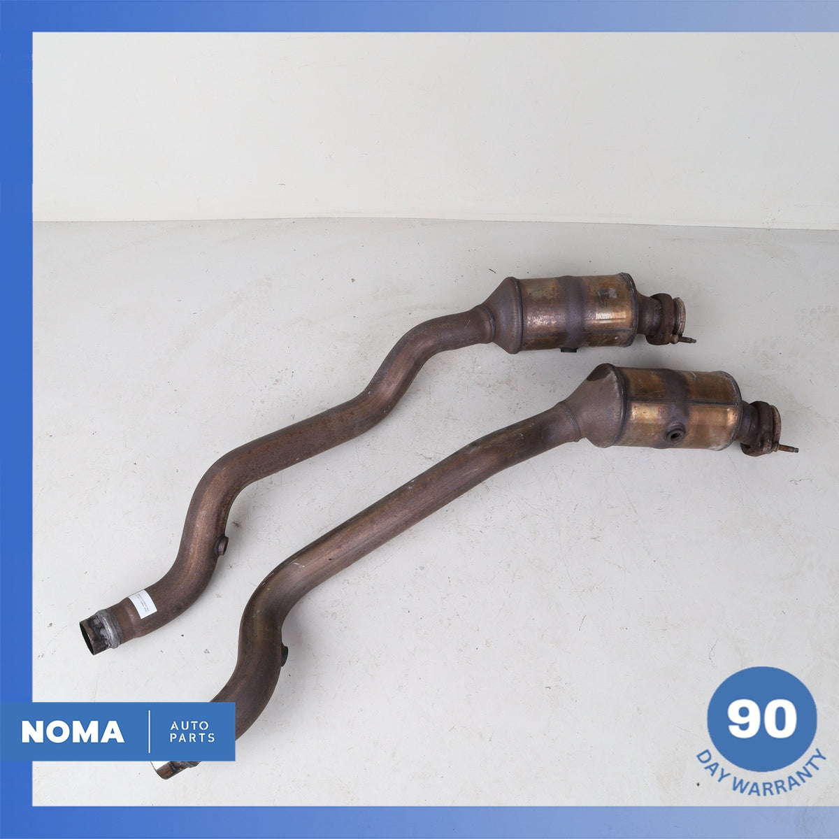 16-20 Jaguar X152 F-Type-S RWD Left & Right Side Exhaust Downpipe Set OEM 59k - photo 8