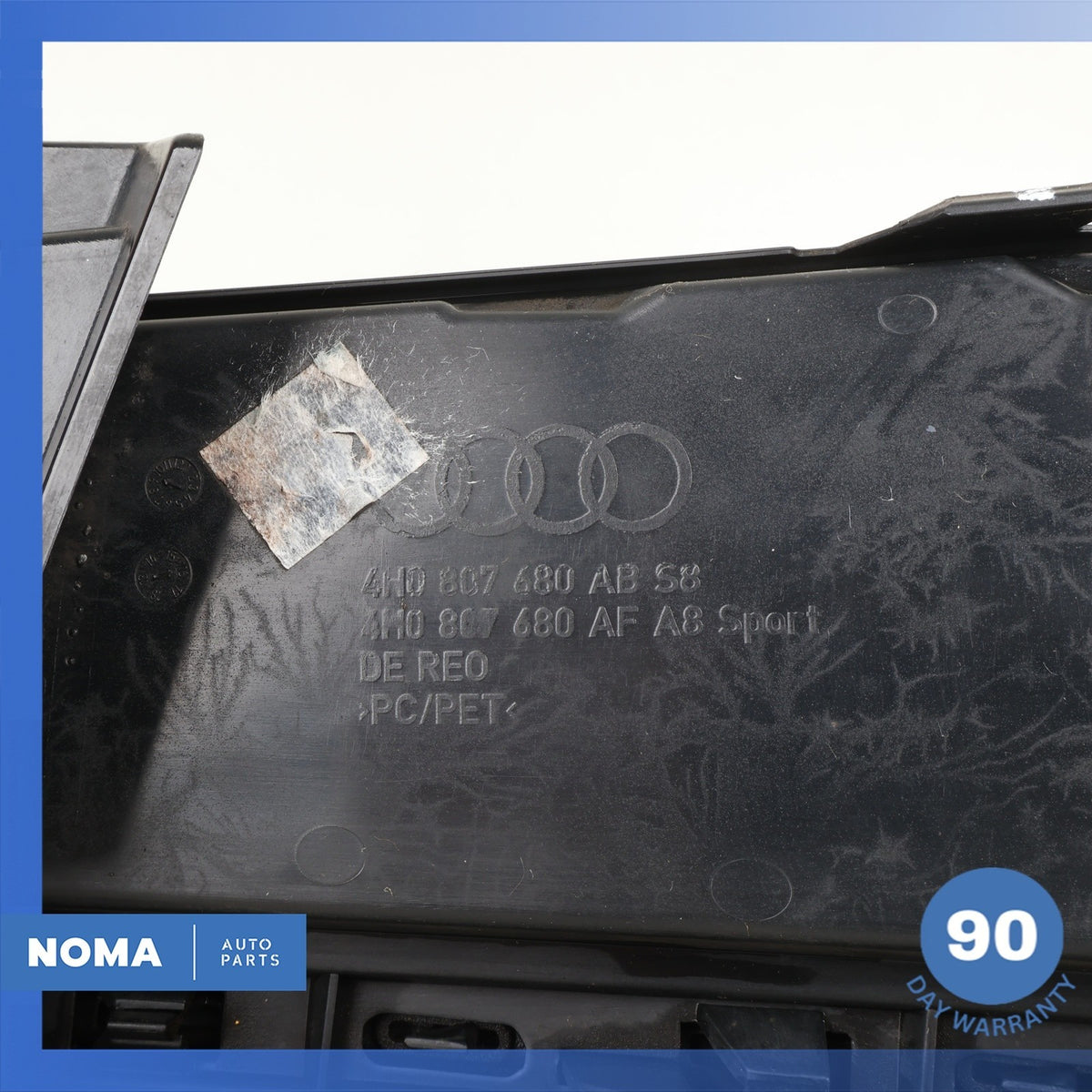 17-18 Audi D4 A8 Front Right Fog Lamp Light Grille Grile Cover 4H0807680AF OEM - photo 14