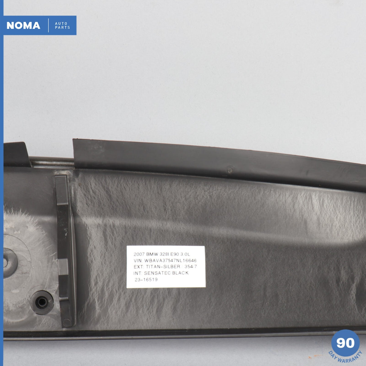 07-13 BMW E90 328i Front Left Side Windshield Cowl Heater Cover 64316925973 OEM - photo 3