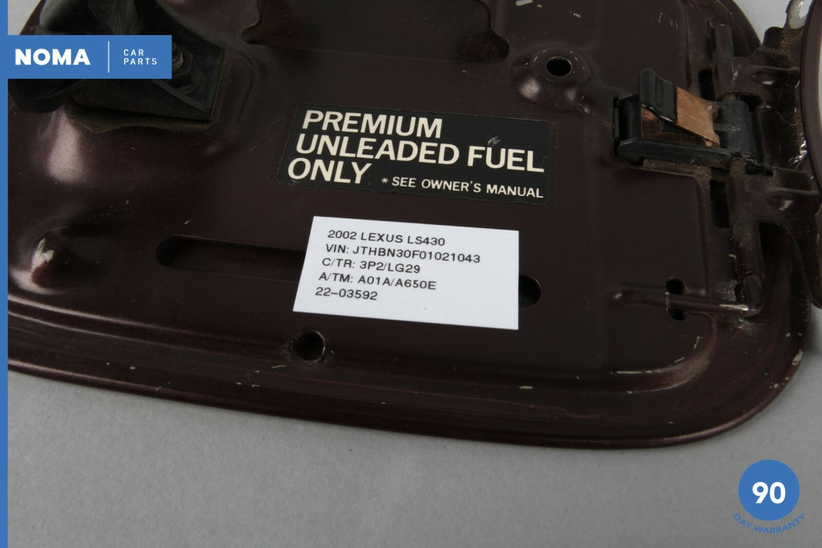 01-06 Lexus LS430 XF30 Exterior Fuel Gas Filler Door Lid Cover 3P2 OEM - photo 8