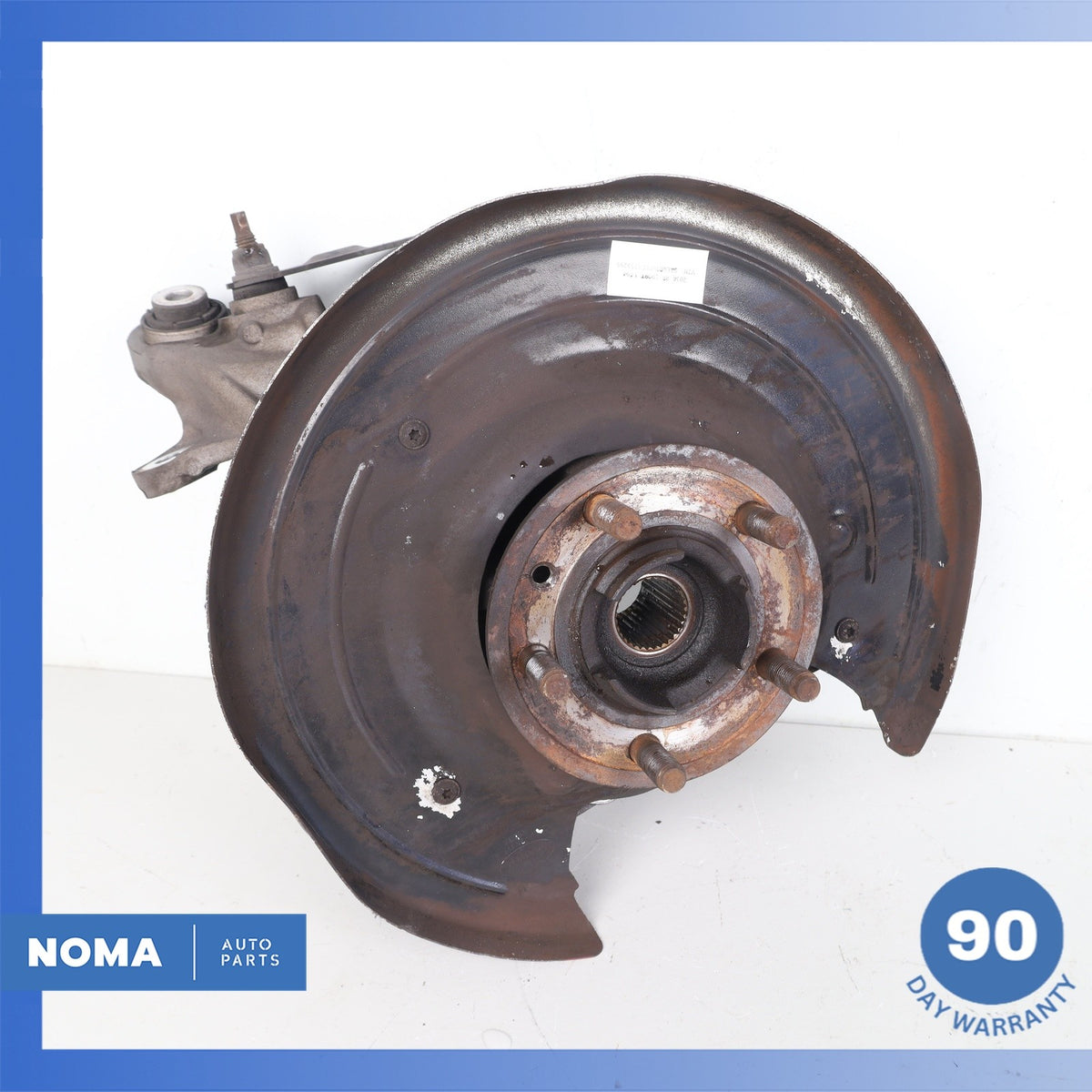14-17 LR Range Rover L494 L405 Rear Left Spindle Knuckle hub w/ Shield OEM - photo 2