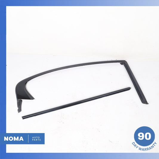 17-21 Jaguar X760 XE Rear Right Passenger Outer Door Window Molding Set OEM - photo 1