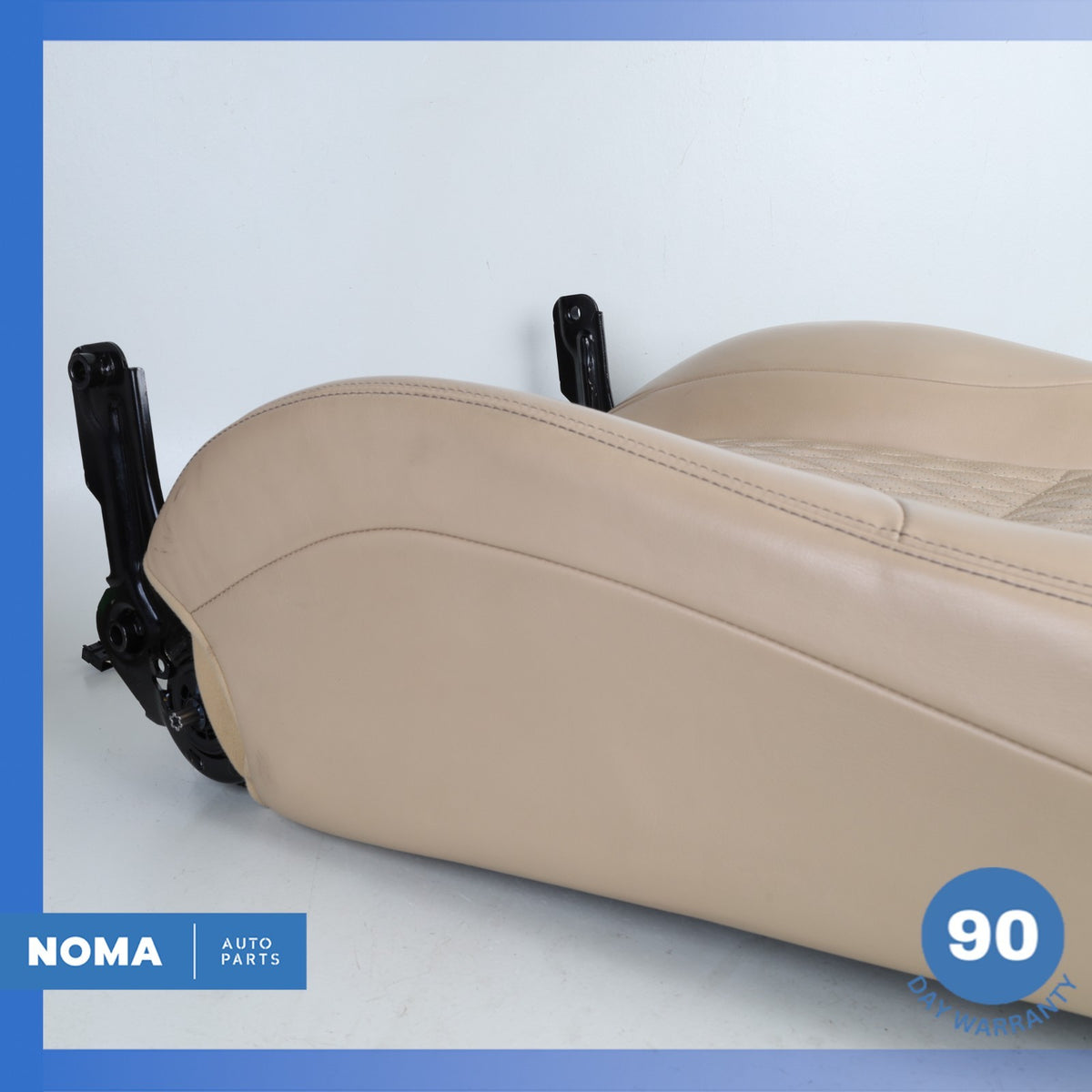 14-19 Jaguar X351 XJL XJR Front Right Passenger Top Upper Seat Cushion Beige OEM - photo 9