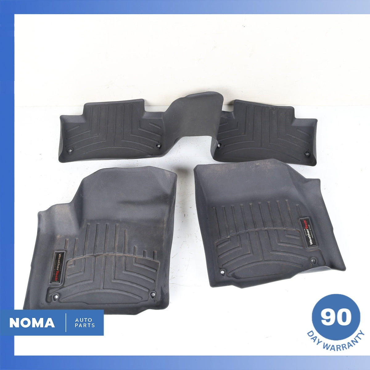 12-19 Range Rover Evoque Front & Rear Floor Rubber Mat Set of 4 Weather Tech - photo 1