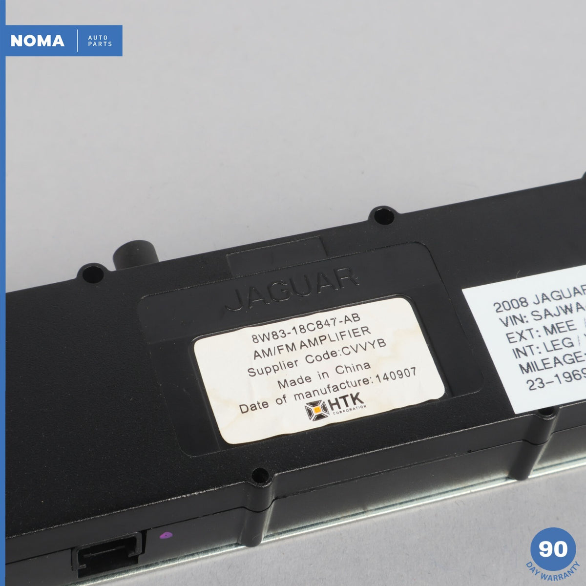 07-15 Jaguar XK XKR X150 Radio Antenna AMP Amplifier Module 8W8318C847AB OEM - photo 8