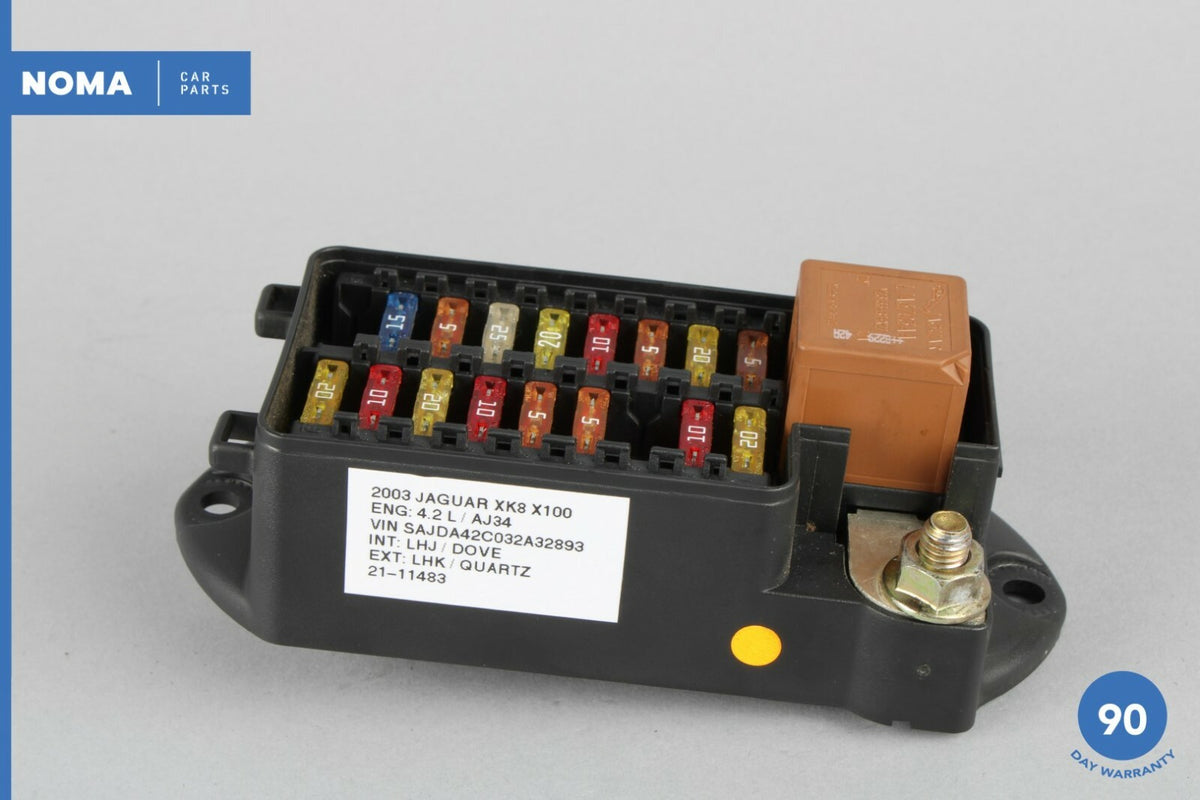 03-06 Jaguar XK8 XKR X100 Dash Dashboard Right Passenger Side Relay Fuse Box OEM - photo 4