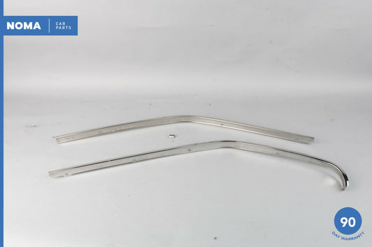 84-87 Jaguar XJ6 Series III Front & Rear Left Driver Side Door Molding Set OEM - photo 1