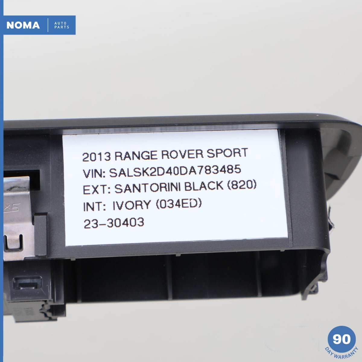 10-13 Range Rover Sport L320 Rear Left Side Door Window Switch w/ Bezel PVJ OEM - photo 11
