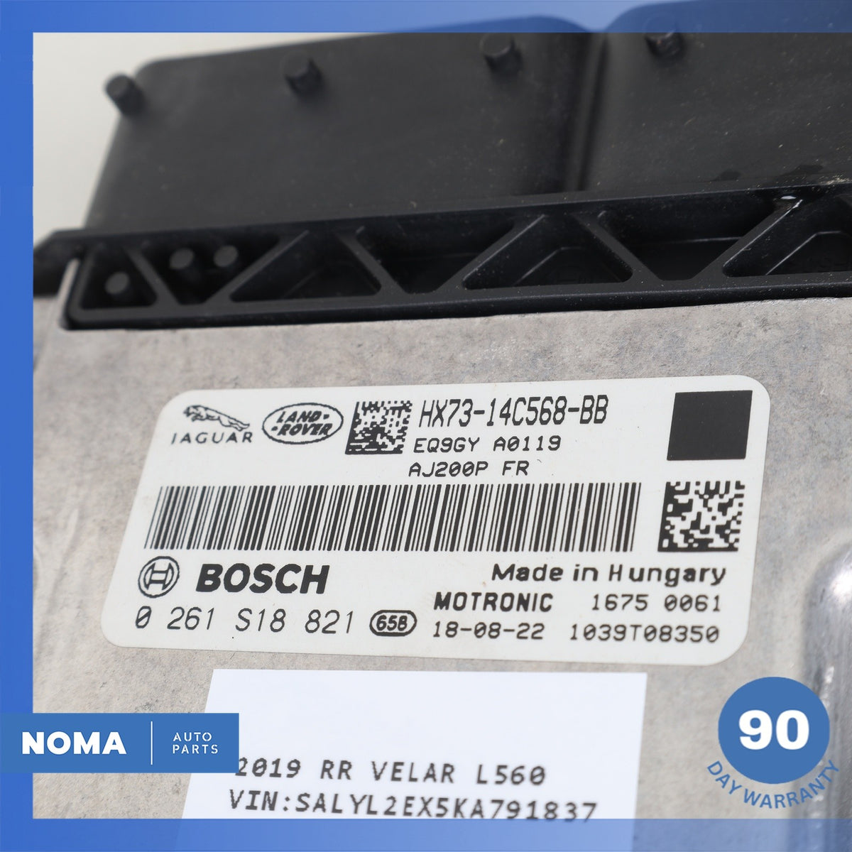 2019 Range Rover L560 Velar ECM ECU Engine Control Module Computer OEM - photo 5