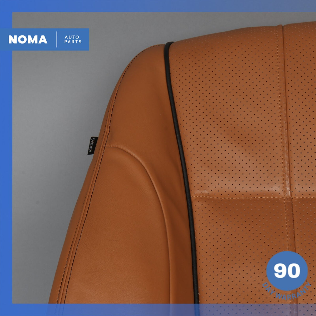 10-19 Jaguar X351 XJL XJR Front Right Passenger Top Upper Seat Cushion Brown OEM - photo 5