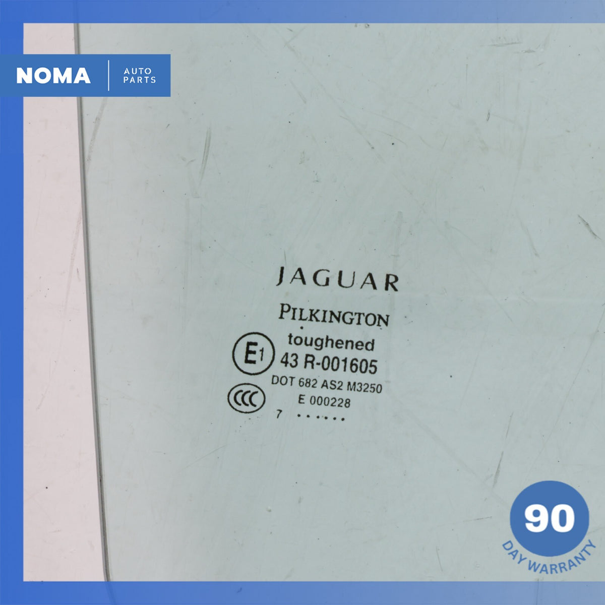 07-15 Jaguar X150 XK XKR XKR-S Front Right Passenger Side Door Window Glass OEM - photo 9