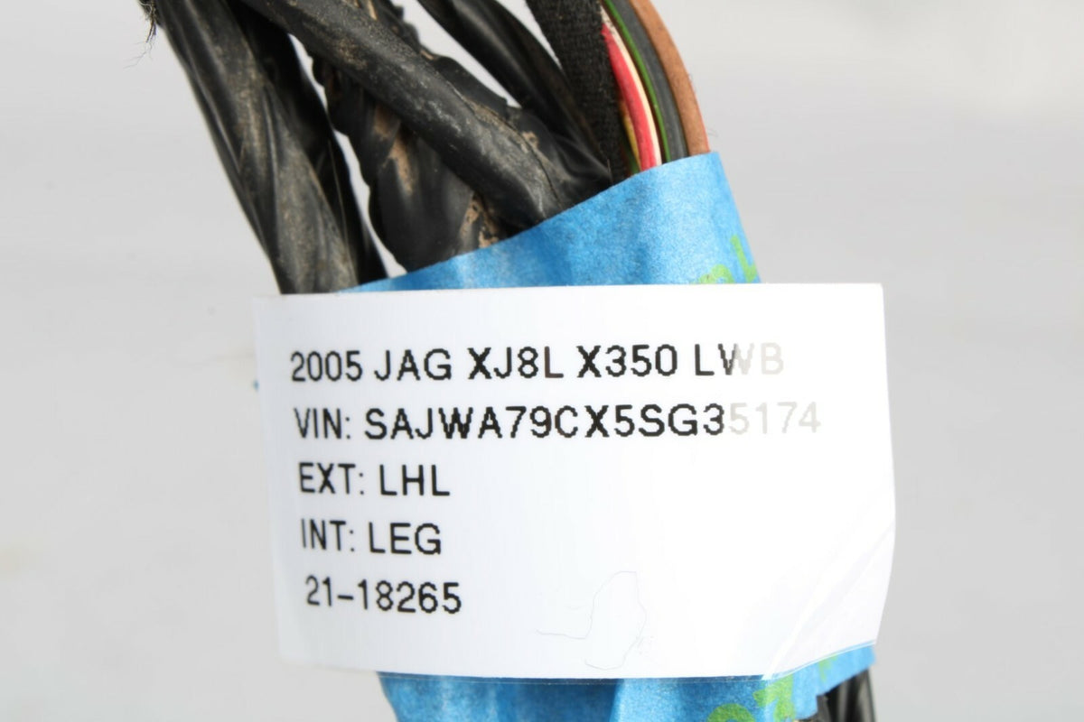 04-05 Jaguar XJ8 XJR Vanden Plas X350 Rear Bumper Wiring Harness W/ Sensors OEM - photo 10