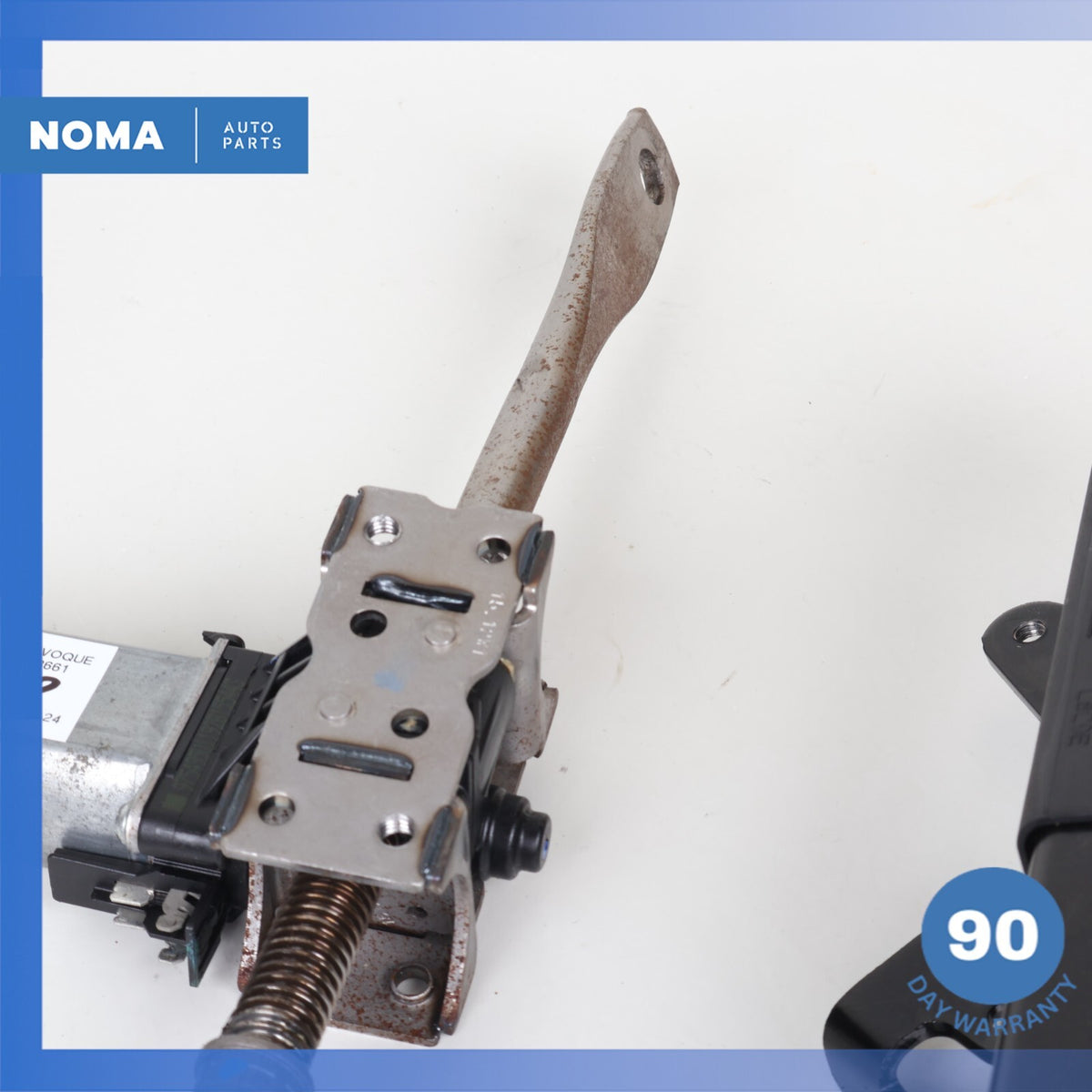 12-17 Range Rover Evoque L538 Front Right Side Seat Rail Motor Set w/ Buckle OEM - photo 16