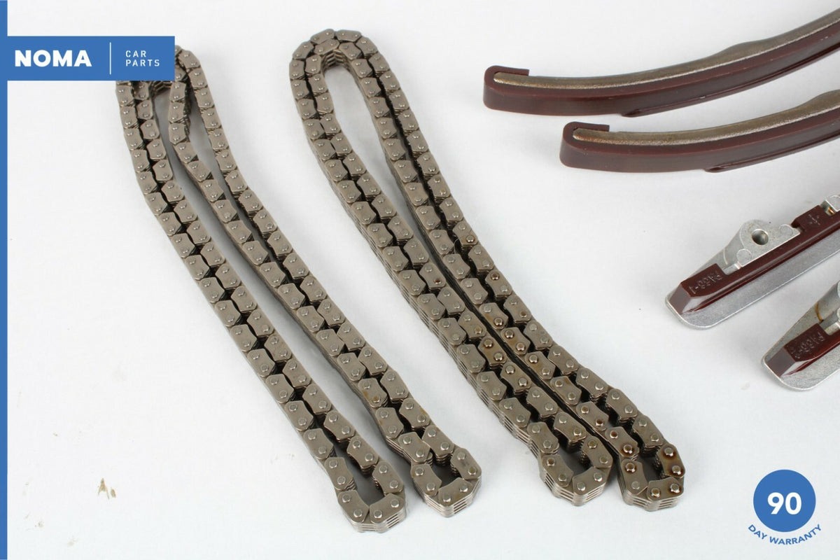 04-09 Jaguar XJ8 VDP X350 Timing Chain Tensioner Blade w/ Guide Rail Set OEM - photo 6