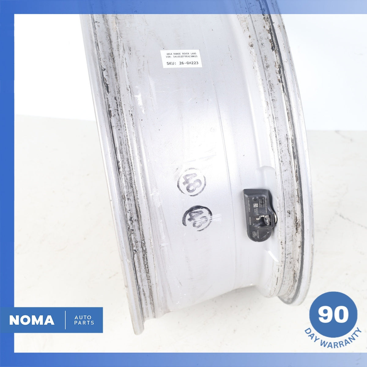 12-19 Land Rover Range Rover Evoque Style 4 8 x R19 19" Wheel Rim Silver OEM - photo 14