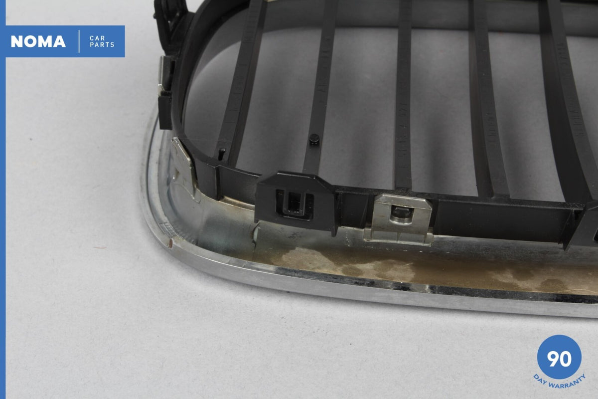04-05 BMW E60 530i Front Left Driver Side Kidney Radiator Grill 51137027061 OEM - photo 8