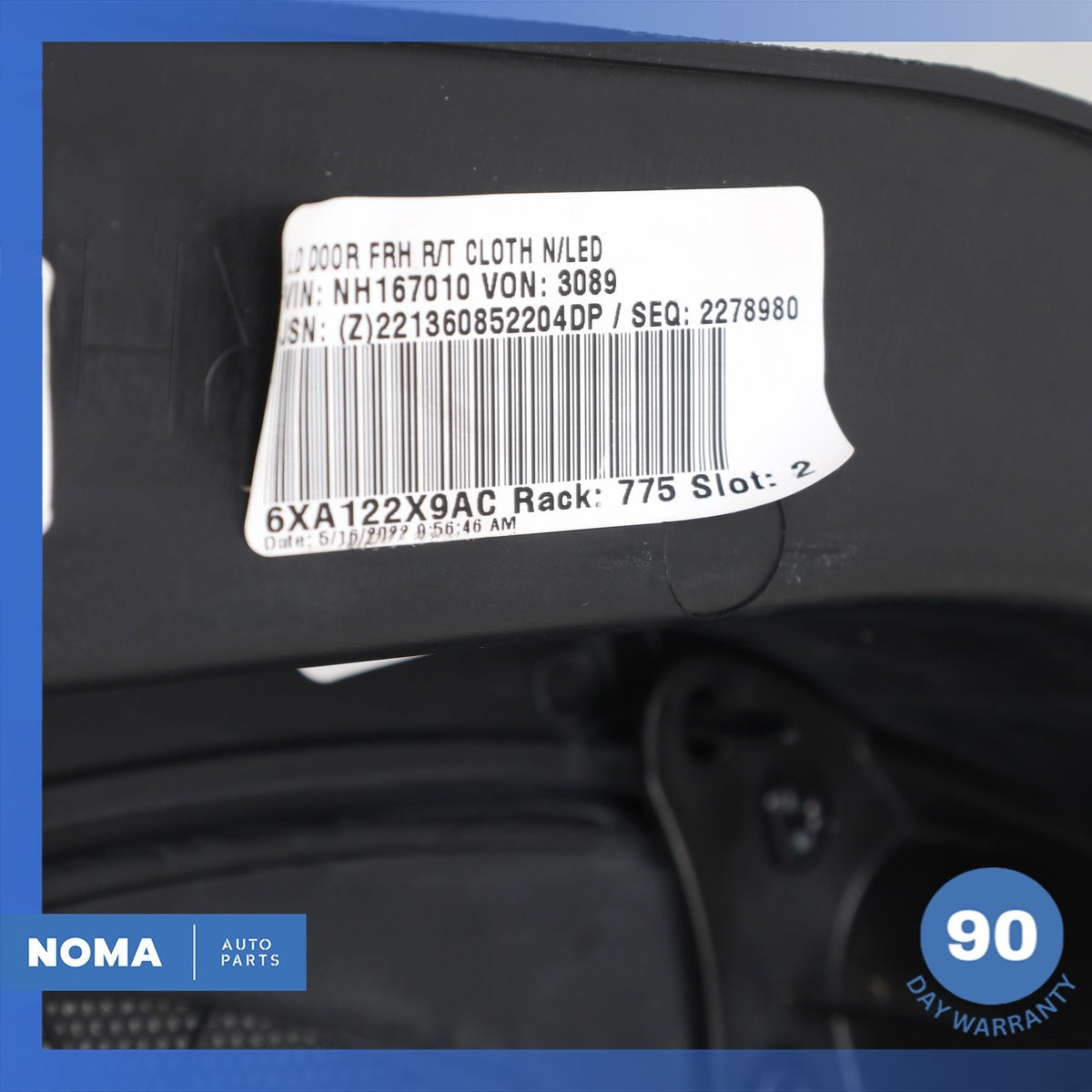 20-23 Dodge LD Charger Front Right Side Interior Door Panel Trim Black OEM 74k - photo 20