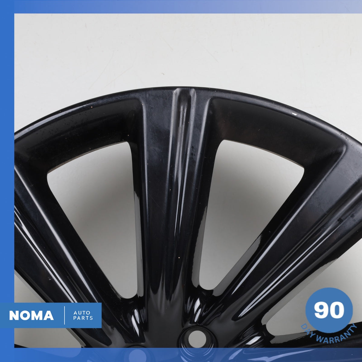 17-24 Jaguar X761 F-Pace Turbine 9 x R22 22" Wheel Rim Black OEM - photo 2
