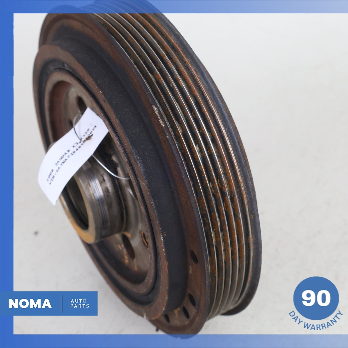 03-10 Jaguar X358 XJ8 4.2L NA Harmonic Balancer Crankshaft Pulley 2W936316DD OEM - photo 5
