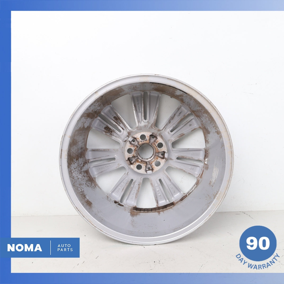 16-23 Jaguar X260 XF XE Chalice 9.5 x R18 18" Wheel Rim Silver T2H4952 OEM - photo 13