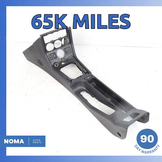96-02 BMW E36 Z3 Center Console Trim Cover Panel Black w/ Switches OEM 65k - photo 1