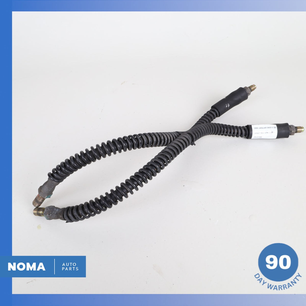 98-06 Jaguar X100 XKR Front Left & Right Side Flexible Brake Line Set of 2 OEM - photo 6