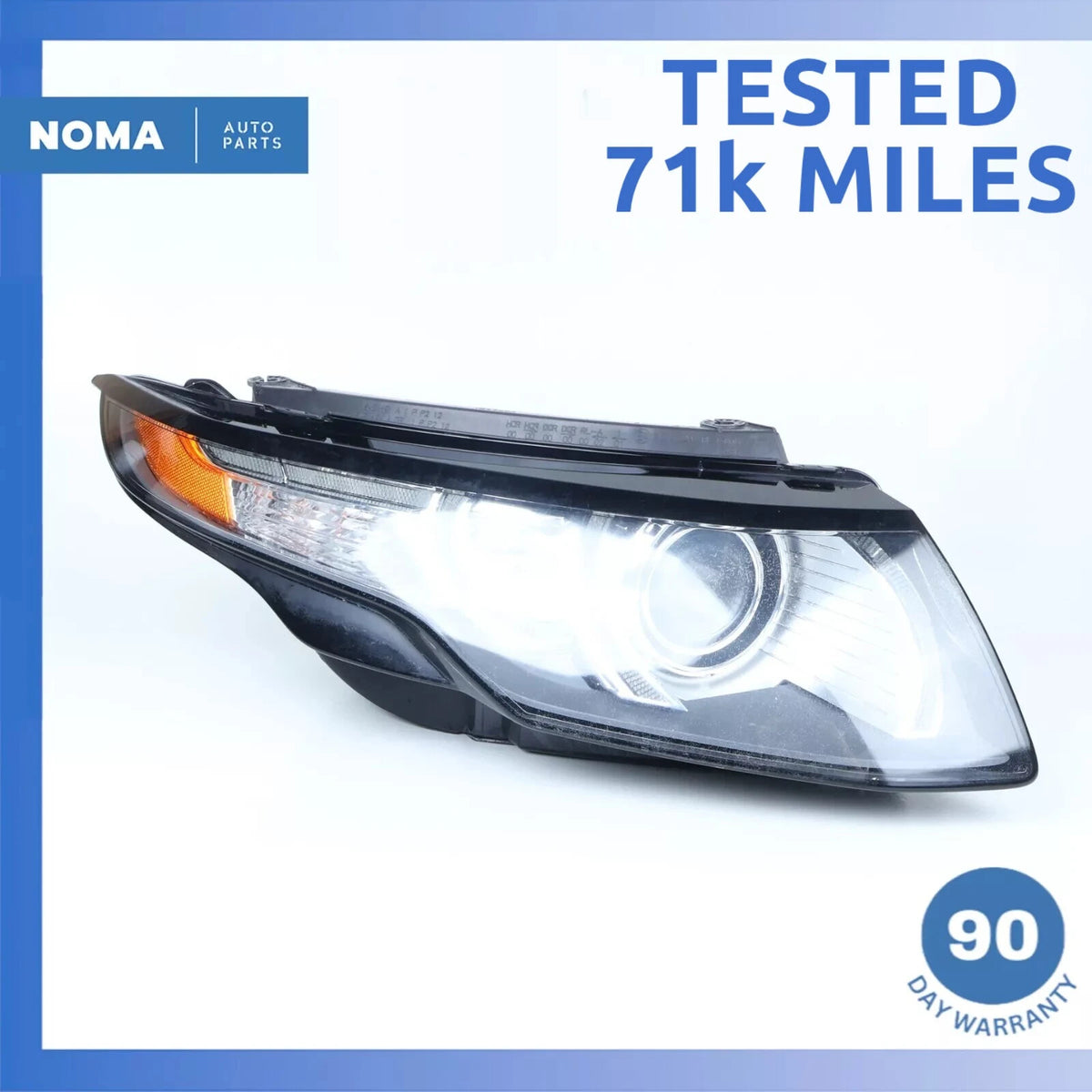 12-15 Range Rover Evoque L538 Right Headlight Lamp Light Bi-Xenon AFS OEM 71k - photo 1