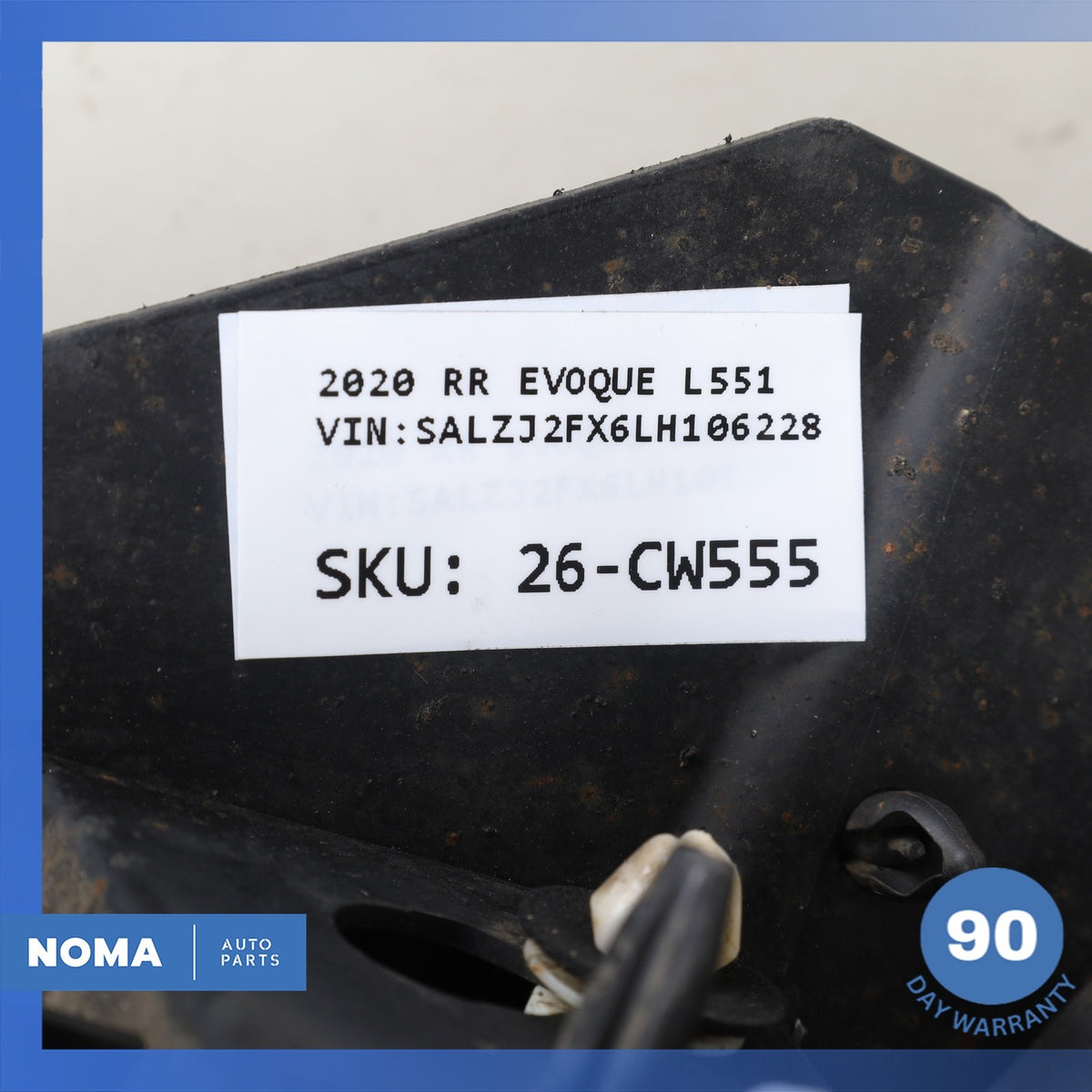 2020 LR Range Rover Evoque L551 Rear Right Wheel Arch Molding K8D228370AD OEM - photo 10