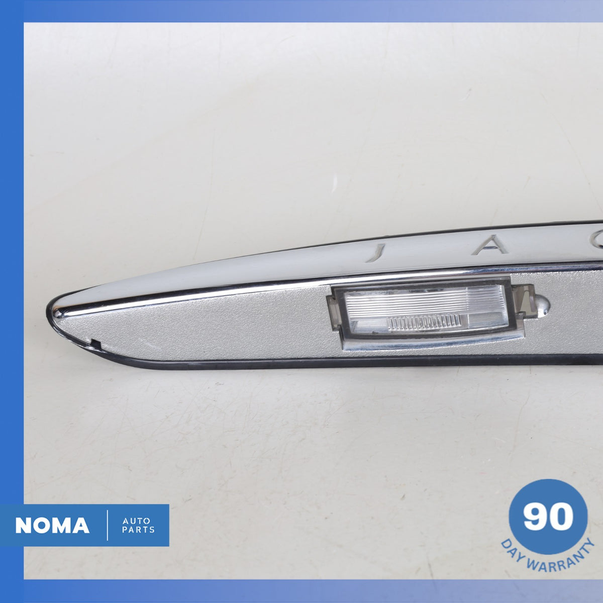 00-06 Jaguar X100 XKR Rear Trunk Bezel License Plate Light Lamp Trim Chrome OEM - photo 10