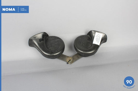 87-96 Jaguar XJS 5.3L Coupe High Low Tone Horn Sound Signal w/ Bracket OEM - photo 1