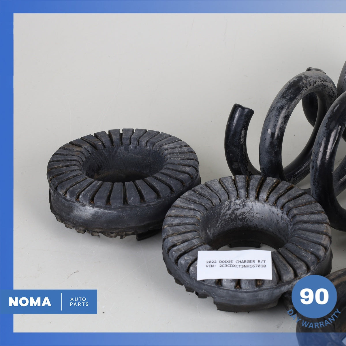 15-23 Dodge LD Charger RWD Rear Right & Left Shock Absorber Spring Set OEM 74k - photo 11