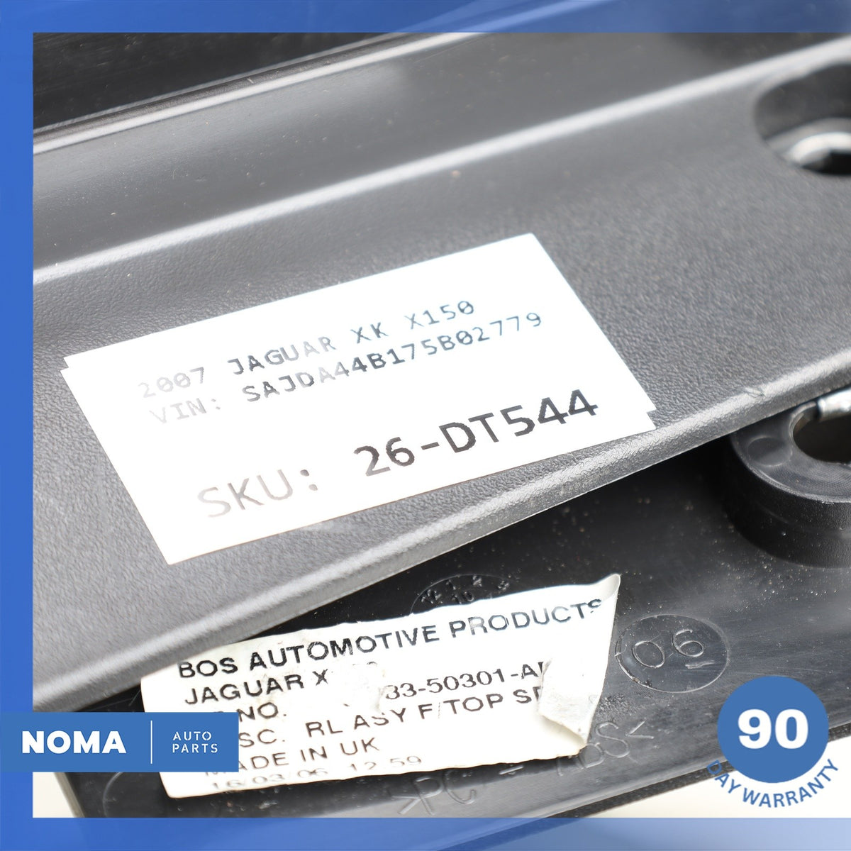 07-15 Jaguar X150 XK XKR Convertible Right & Left Trunk Cover Rail Set OEM - photo 16