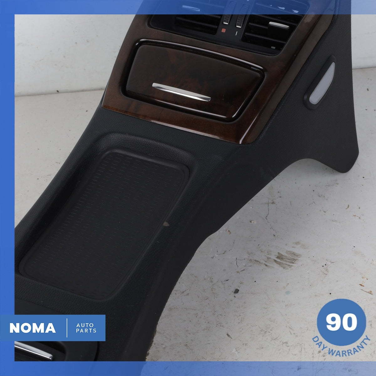 07-13 BMW E92 328i 335i Rear Center Console Cover Panel Black OEM 75k - photo 4