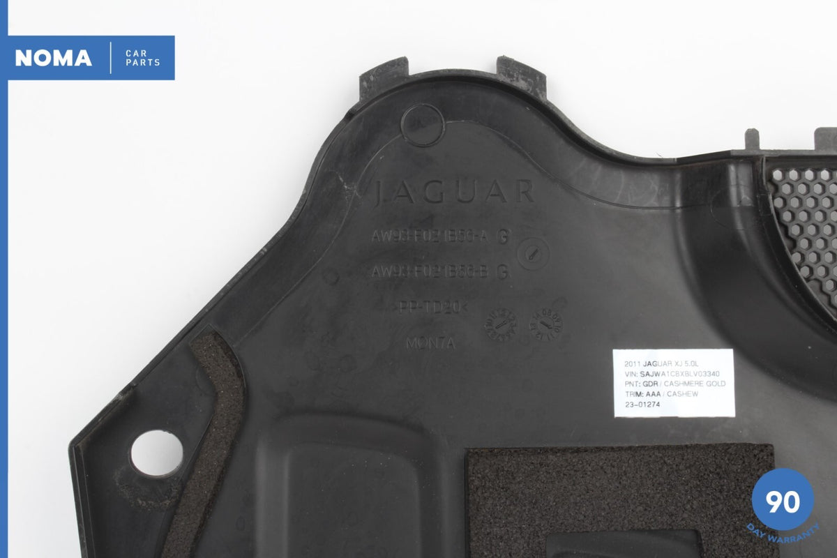 10-18 Jaguar XJL XJ X351 Battery Tray Mount Bracket Cover Trim AW93F021B56AG OEM - photo 9