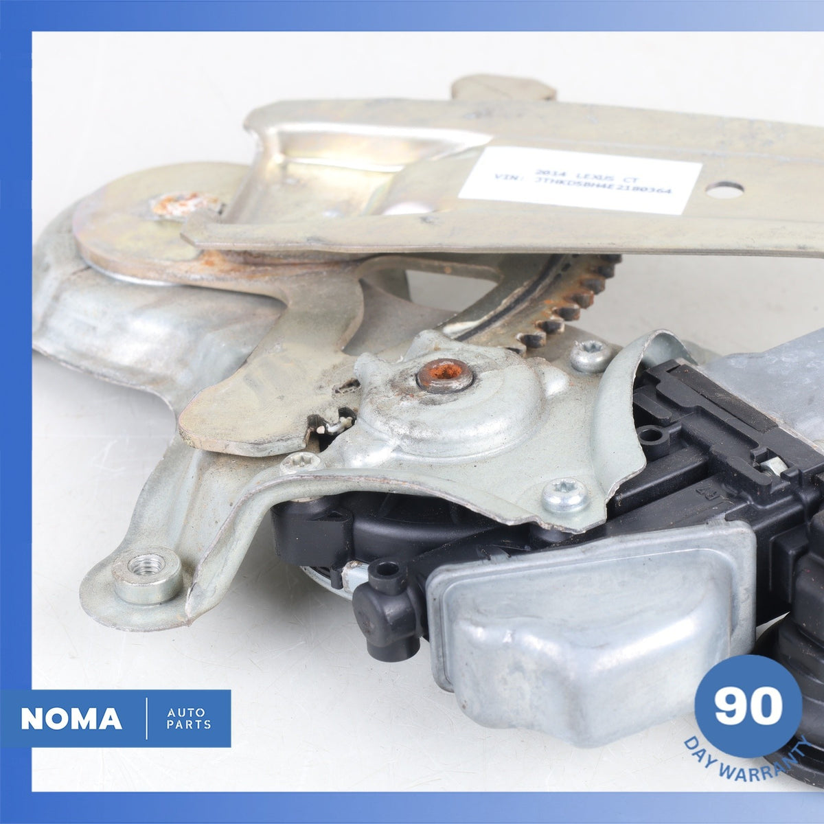 Lexus ZWA10 CT200h Rear Left Window Regulator w/Motor OEM - photo 11
