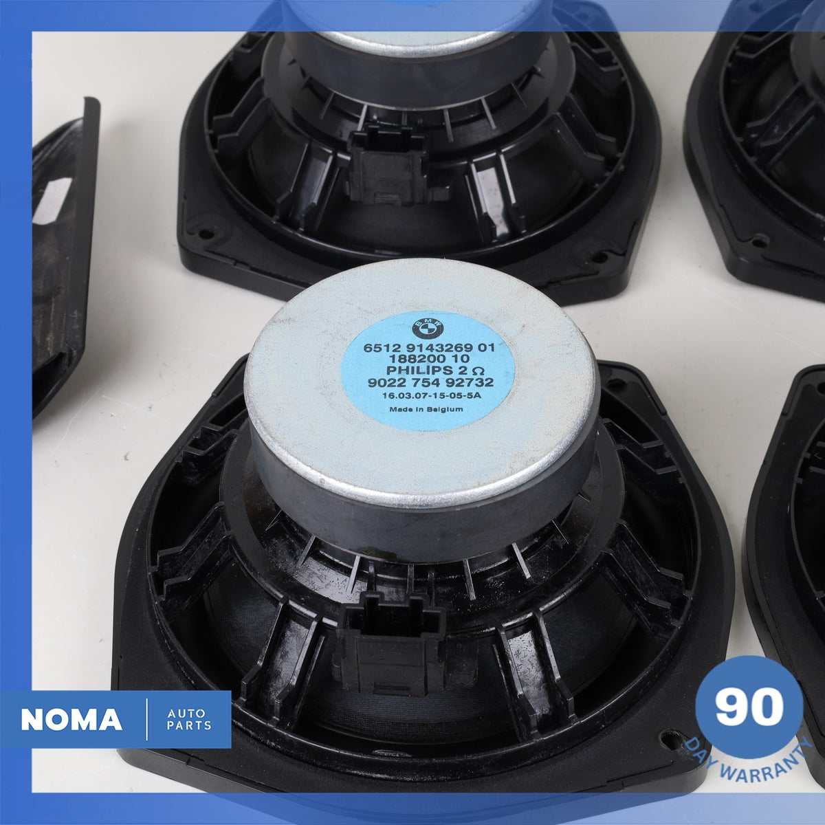 03-08 BMW E85 Z4 Top Hi-Fi Interior Tweeter Speaker Loudspeaker Set OEM - photo 16