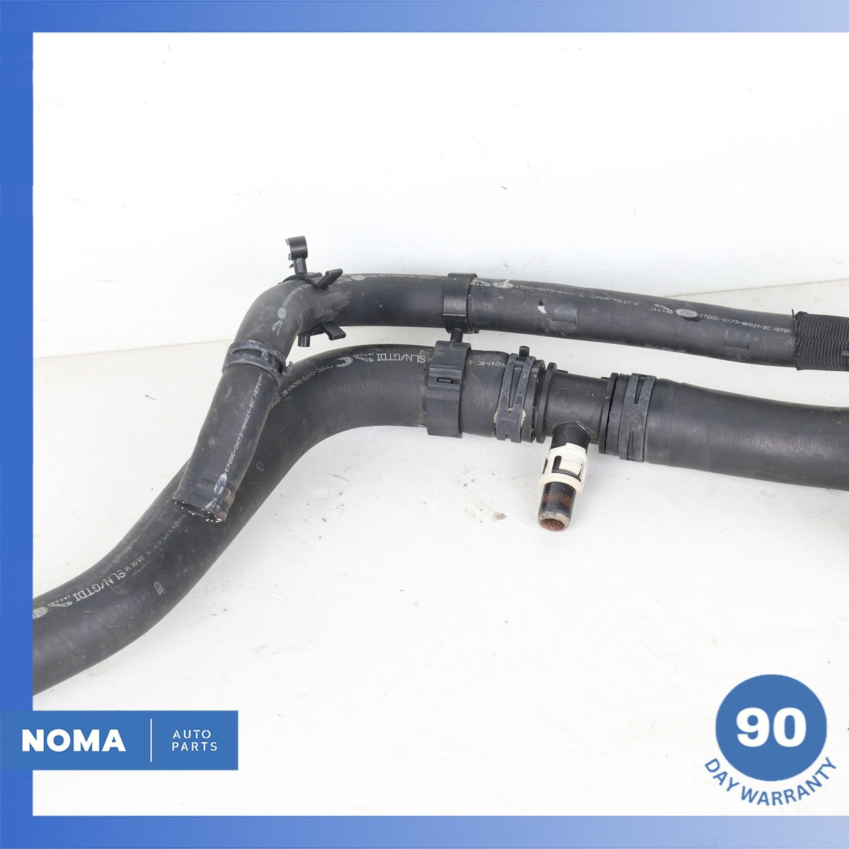 Jaguar X760 XE 2.0L Engine Motor Radiator Coolant Hose Tube CW938A582AB OEM - photo 4