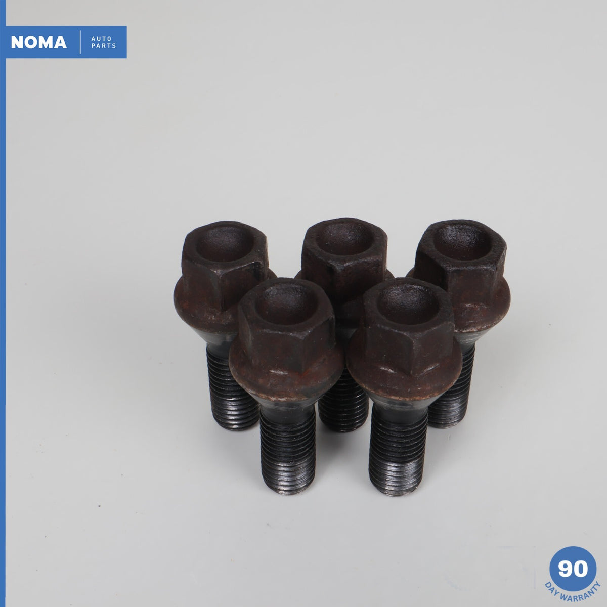 01-05 BMW 325i E46 Wheel Rim Lug Bolts Nuts Set of 5 36136781150 OEM - photo 1