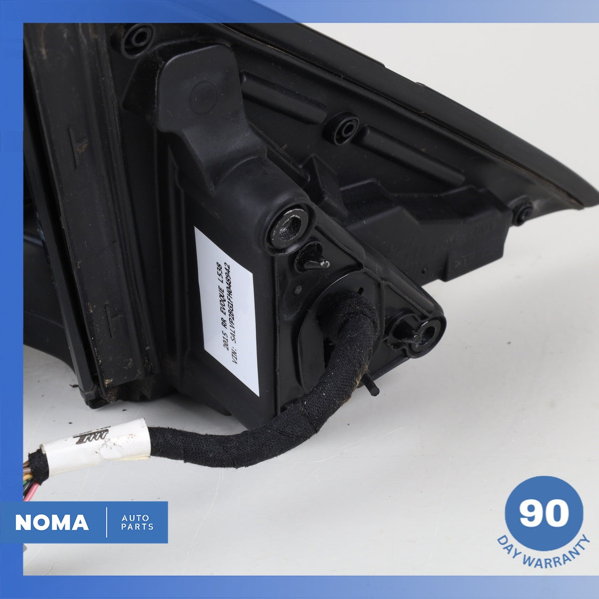 14-19 LR Range Rover Evoque L538 Left Side Rear View Mirror Assembly Black OEM - photo 4