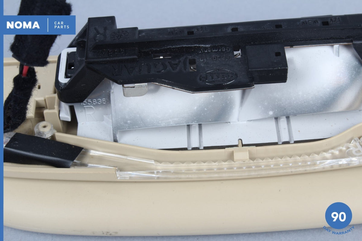 04-09 Jaguar XJ8 VDP X350 X358 Rear Right Side Roof Grab Handle w/ Lamp SEL OEM - photo 12