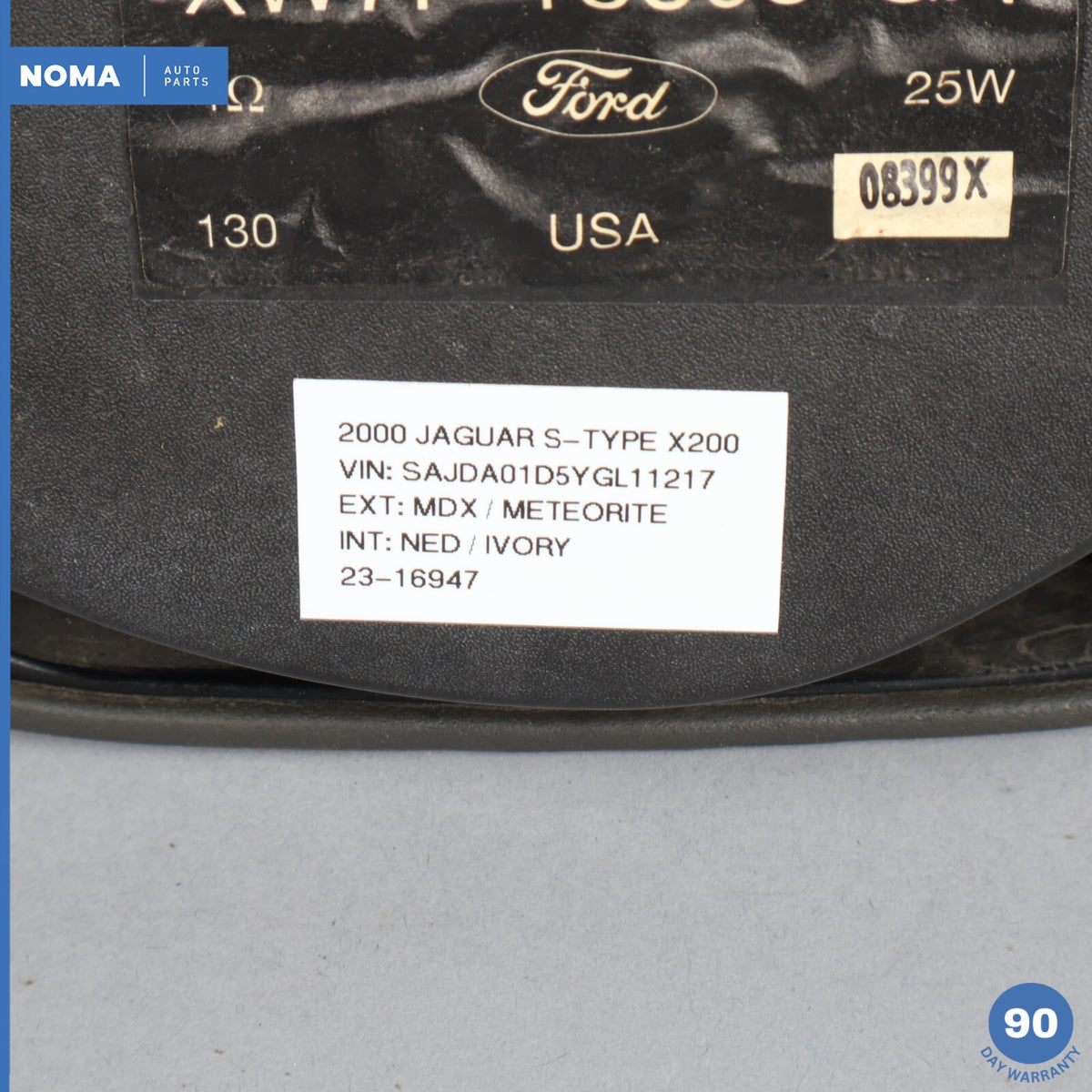 00-02 Jaguar S-Type X200 Rear Left Side Radio Audio Sound Speaker XR811606 OEM - photo 12