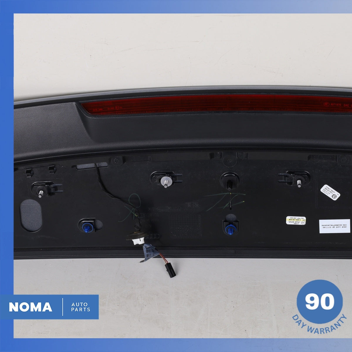 18-21 Audi FY Q5 Rear Trunk Spoiler Wing w/ Brake Light 80A827933C OEM 72k - photo 11
