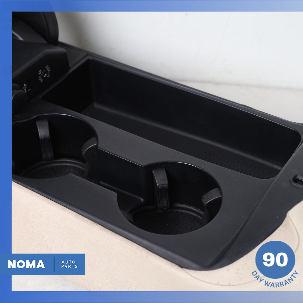 09-16 BMW E89 Z4 Center Console Trim Cover Panel w/ Armrest Beige OEM - photo 4