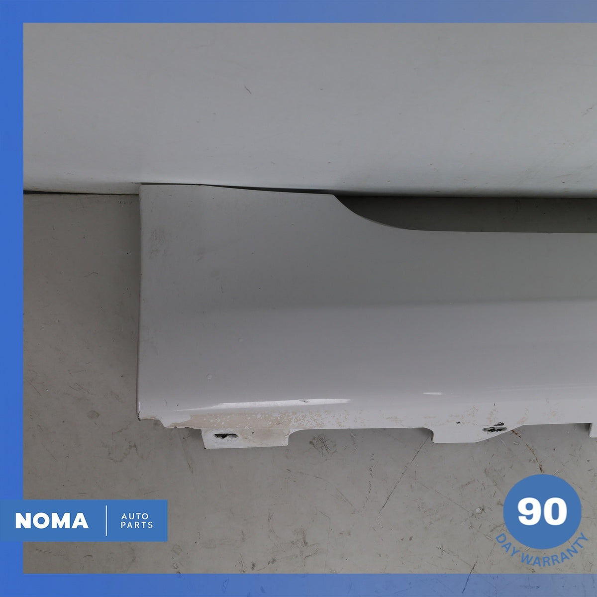 16-22 BMW G12 740i M Sport Right Side Skirt Molding Rocker Panel White OEM - photo 7