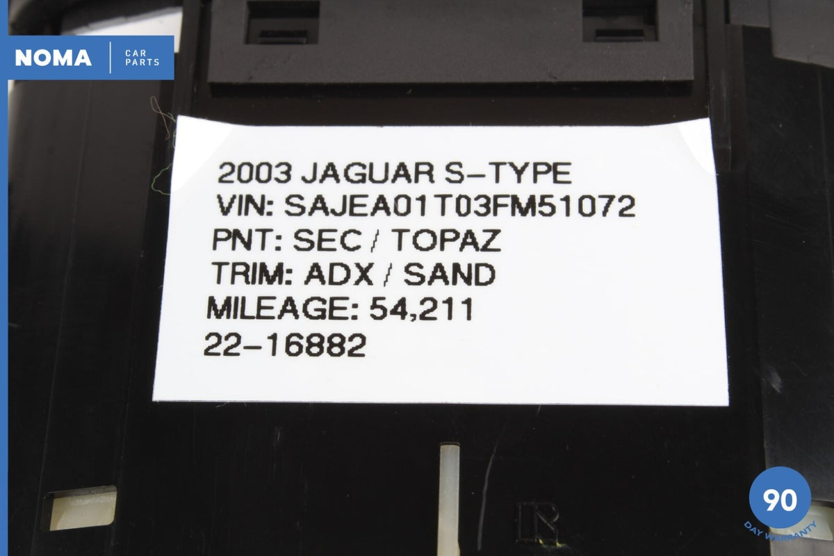03-08 Jaguar S-Type X204 Dash Dashboard Fog Light Dimmer Trip Reset Switch OEM - photo 11